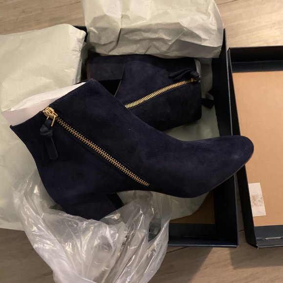 Cole Haan Saylor Grand Women’s Bootie II Marine Blue Size 8 M W08841 NWOB - Picture 4 of 15